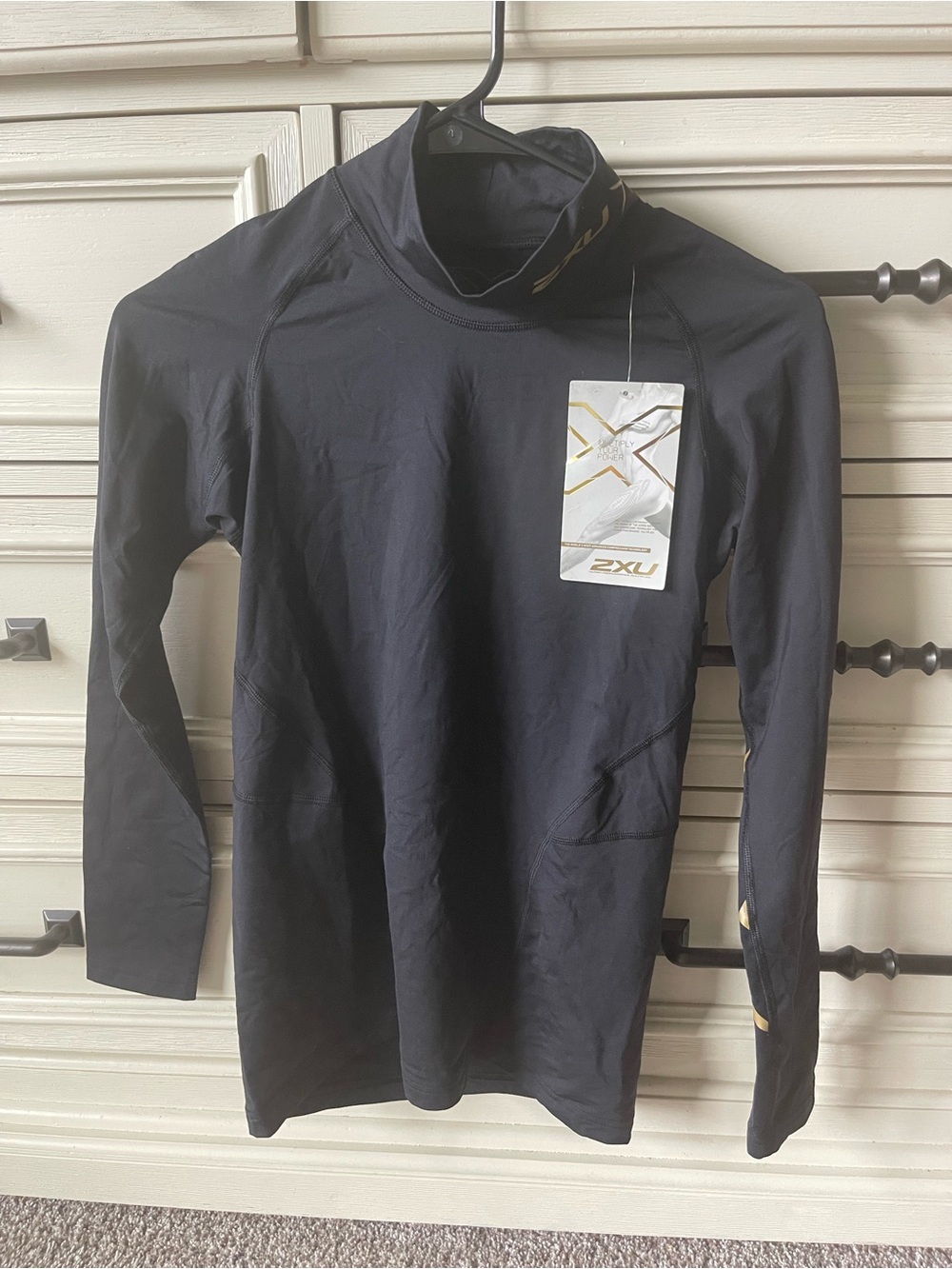 2XU Black Compression Long Sleeve Performance Top size XL